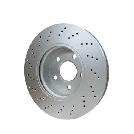 Pagid Brakes Brake Disc Cross Drilled, 355114392 355114392